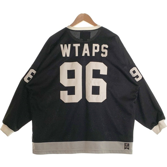 WTAPS ダブルタップス 22AW NETMINDER ネットマインダー メッシュ 長袖 ロングスリーブ シャツ ブラック 222ATDT-CSM06 Size 04 福生店
