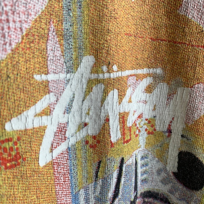 00's STUSSY ステューシー Galactic Wars Japan Edition 半袖 Tシャツ ブラック Size M 福生店