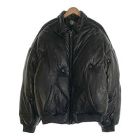DENIM TEARS デニムティアーズ LAMB LEATHER JACKET ラムレザー ジャケット ブラック 2XL 福生店