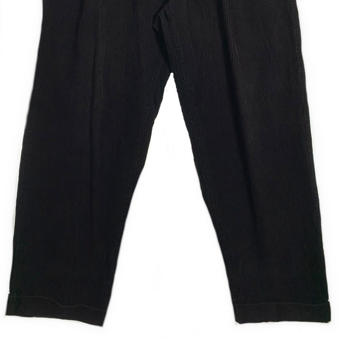 00's OLD NAVY オールドネイビー タック コーデュロイパンツ ブラック Size 34 福生店