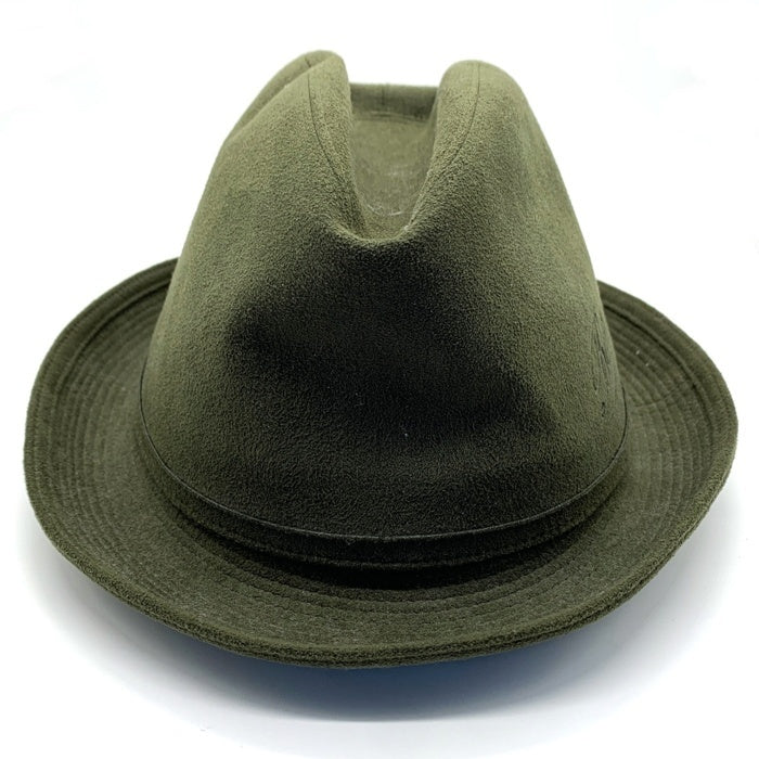 Borsalino ボルサリーノ フェイクスウェード 中折れハット ディープグリーン 日本製 BX202-08A00 Size 57cm 福生店