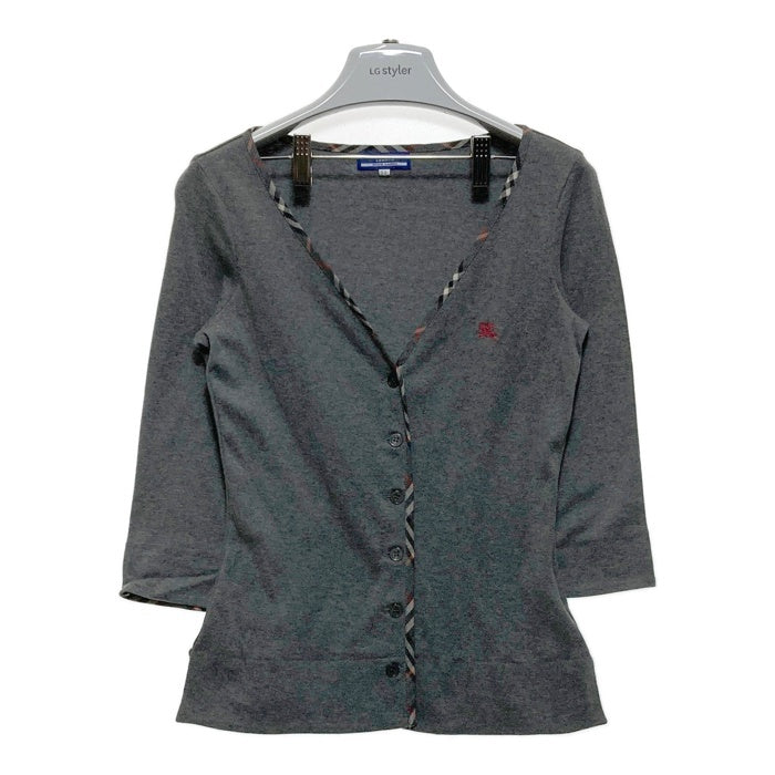 BURBERRY LONDON バーバリーロンドン 薄手カーディガン グレー Size38 瑞穂店