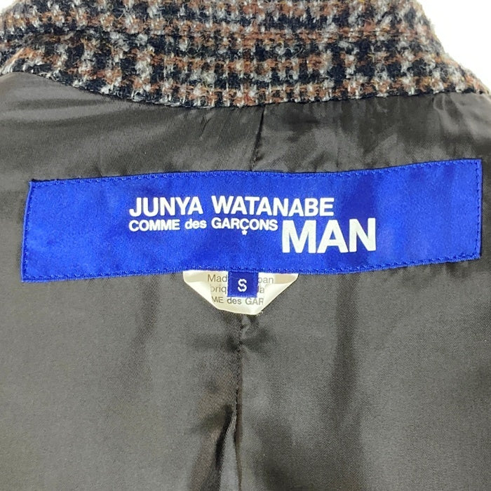 JUNYA WATANABE COMME des GARCONS MAN ジュンヤワタナベ コムデギャルソンマン WF-J008 AD2020 中綿切替 テーラードジャケット グリーン sizeS 瑞穂店