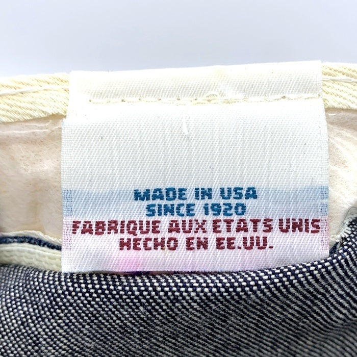 90's New Era ニューエラ 59FIFTY MLB ニューヨーク・ヤンキース デニムベースボールキャップ インディゴ USA製 Size 7 3/8 (58.7cm) 福生店