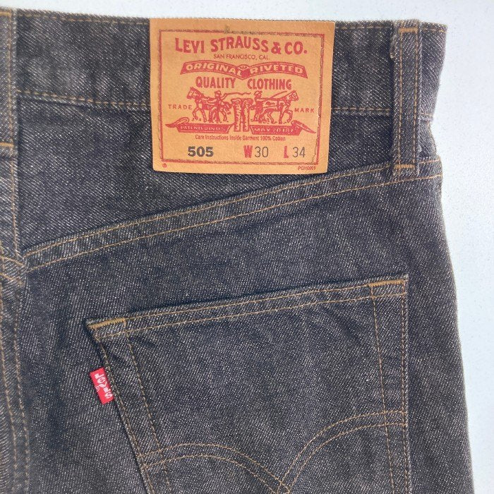 Levi’s リーバイス 505-09 90s 先染ブラック デニムパンツ ブラック size W30 瑞穂店