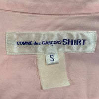 COMME des GARCONS SHIRT コムデギャルソンシャツ ウール切替 シャツ ピンク S13908 フランス製 Size S 福生店