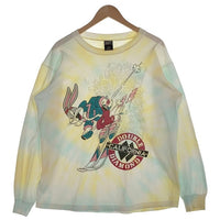 90's Bugs Bunny バッグス・バニー プリント ロングスリーブTシャツ タイダイ 1997コピーライト USA製 Size L 福生店