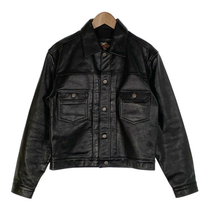 HARLEY-DAVIDSON ハーレーダビッドソン レザー トラッカージャケット ブラック 40132 Size L 福生店