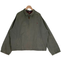 80's-90's Polo by Ralph Lauren ポロ ラルフローレン スイングトップ ジップアップジャケット 三角タグ オリーブ Size XXL 福生店
