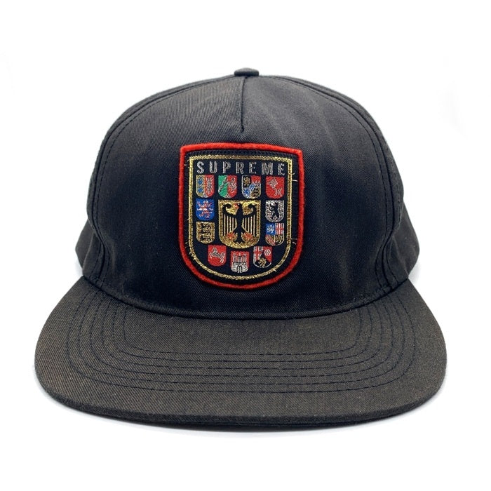 SUPREME シュプリーム 14AW Military Shield 5 Panel Cap ミリタリーシールド 5パネル キャップ ブラック 福生店