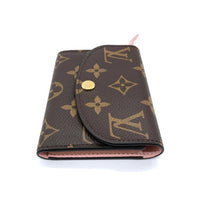 LOUIS VUITTON ルイヴィトン モノグラム ポルトモネ ロザリ ローズ バレリーヌ 財布 小銭入れ カード ブラウン ICチップ M62361 瑞穂店