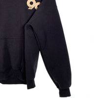9090 ナインティナインティ 90 Logo Original Hoodie プルオーバーフーディー パーカー ロゴ刺繡 ネイビー NN1831 Size L 福生店
