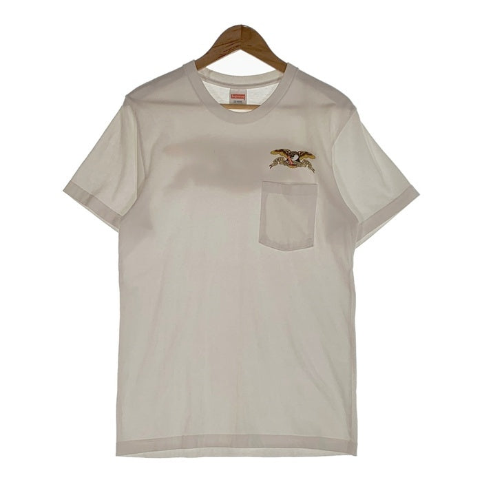 SUPREME シュプリーム 16SS ANTI HERO アンタイヒーロー Pocket Tee ポケットTシャツ ホワイト Size M 福生店