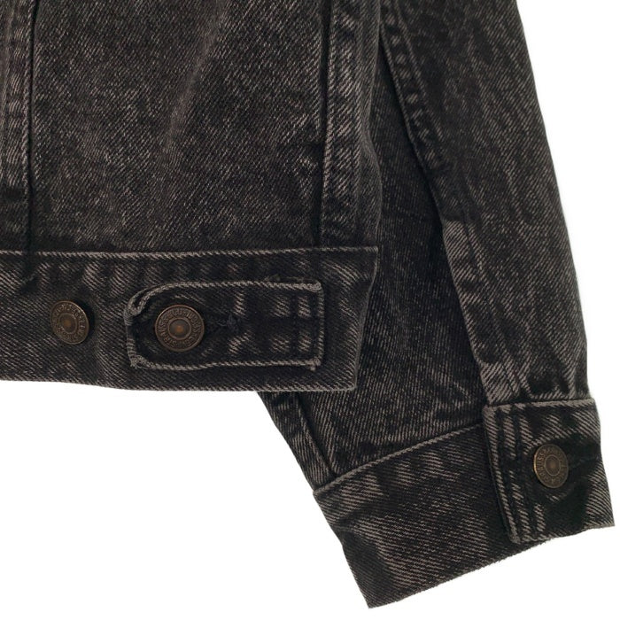 80's Levi's リーバイス 70507-0253 ケミカルウォッシュ ブラックデニムトラッカージャケット USA製 Size L 福生店