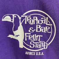 AVIREX アヴィレックス 783-4134033 BIKINI COUNTY COCKTAIL ビキニ カウンティ カクテル Tシャツ パープル sizeXL 瑞穂店