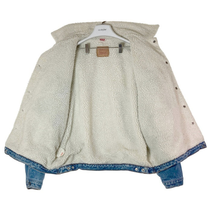 Levi's リーバイス 70608-0214 ユーロリーバイス チュニジア製 デニムボアジャケット Gジャン インディゴ sizeXL 瑞穂店
