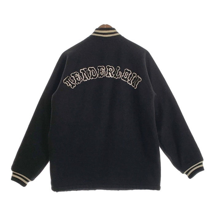 TENDERLOIN テンダーロイン 初期 メルトン ウール スタジアム ジャケット スタジャン ブラック Size L 福生店