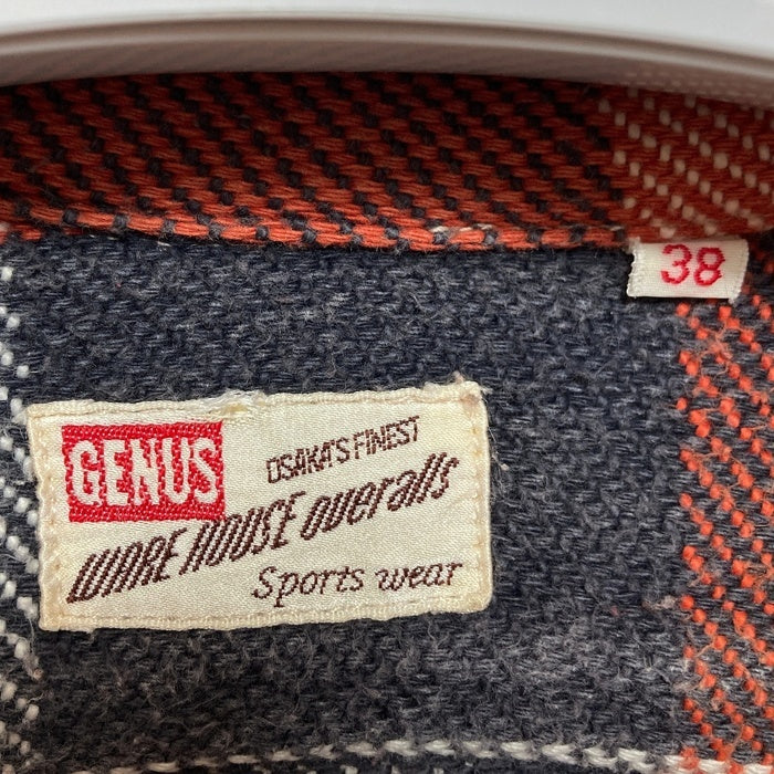 WAREHOUSE ウエアハウス チェック ヘビーフランネルシャツ オレンジ Size 38 瑞穂店