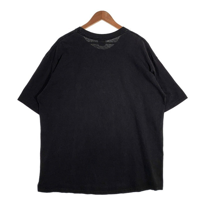 90's Hard Rock Cafe ハードロックカフェ SAVE THE PLANET ATLANTA プリント Tシャツ ブラック USA製 袖裾シングル Size F (XL相当) 福生店