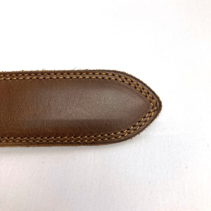 MOTO モト solid brass バックル レザーベルト ブラウン size2 瑞穂店