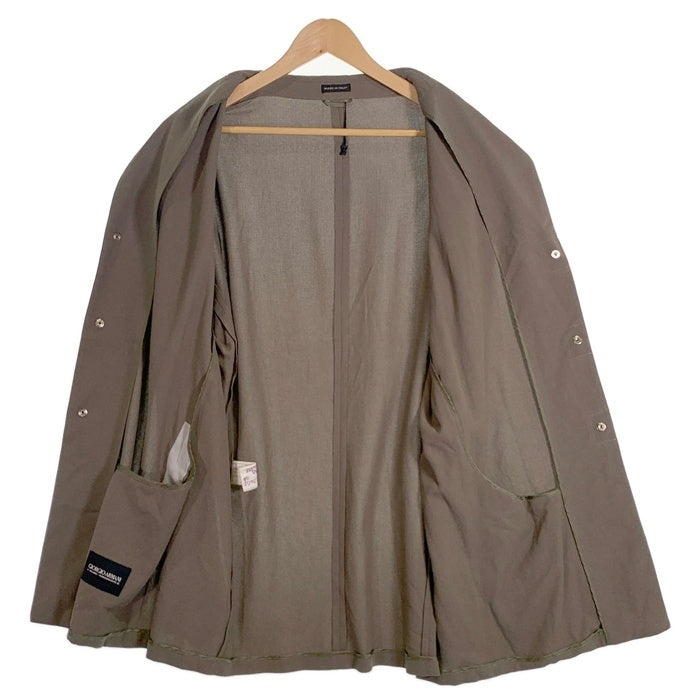 GIORGIO ARMANI ジョルジオアルマーニ コットン レーヨン 3スナップ テーラードジャケット 春夏 Size 56 福生店