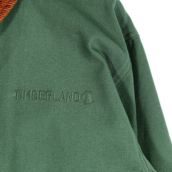 Timberland ティンバーランド ダック地 ワークブルゾン ジップアップ グリーン TB0A5N92 並行品 Size M 福生店