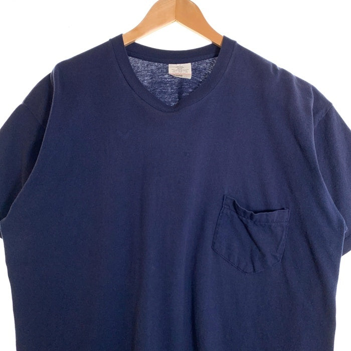 90's Sears シアーズ 半袖 ポケT ポケット Tシャツ ネイビー USA製 Size XX-LARGE 福生店