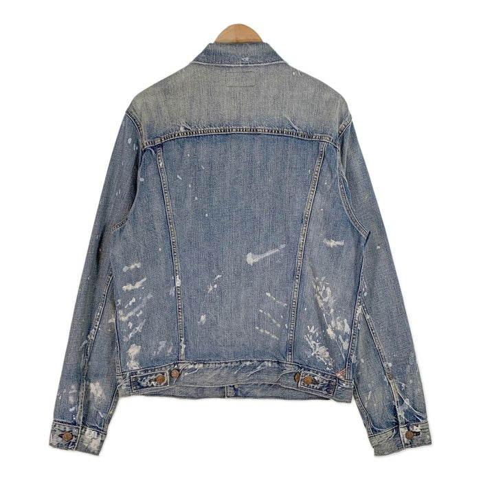 DENIM&SUPPLY RALPH LAUREN デニム&サプライ ラルフローレン デニムトラッカージャケット USED/ペンキ加工 インディゴ Size L 福生店