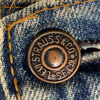70's Levi's リーバイス 505 ボタン裏5 42TALON ジップ 黒カンヌキ デニムパンツ 505-0217 ライトブルー USA製 Size W35 L32 福生店