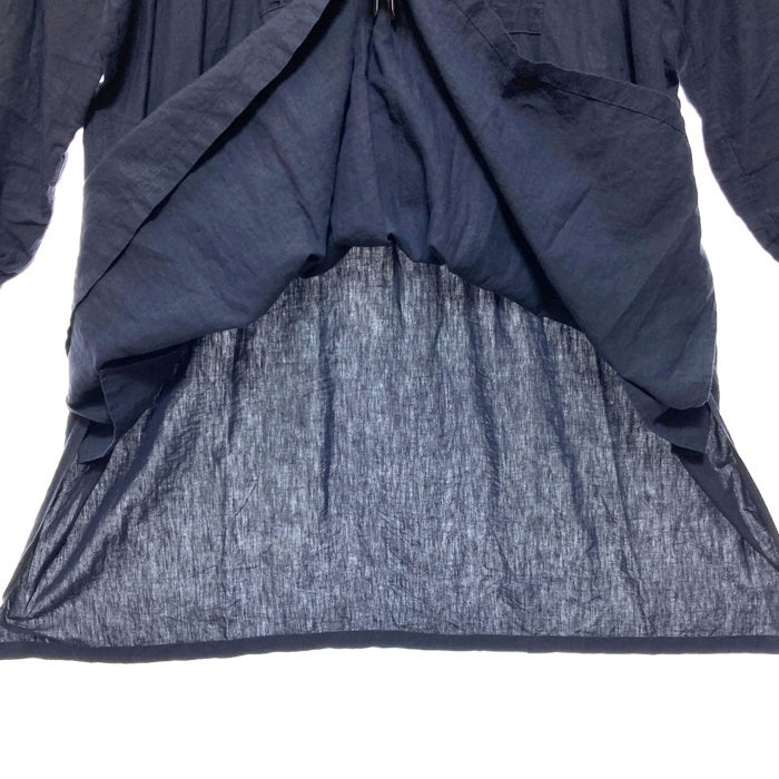 ARTS&SCIENCE アーツアンドサイエンス リネン プルオーバーワンピース ネイビー ブラウス シャツ 0241-L6265-1030 Size 1 瑞穂店
