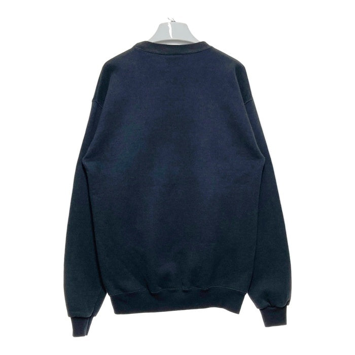 SANTEE サンティー 90s オオカミ柄 アニマル スウェットトレーナー USA製 ブラック sizeM 瑞穂店