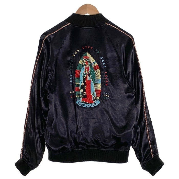 RUDE GALLARY TOKYO ルード ギャラリー トウキョウ 21AW OTO SKULL × MEX MARIA REVERSIBLE SOUVENIR JACKET マリア リバーシブル スーベニア ジャケット スカジャン ブラック Size 2 (Sサイズ） 福生店
