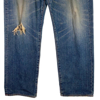 EVISU エヴィス Lot.2001 No.3 ストレート デニムパンツ カモメペイント インディゴ Size 38×32 福生店