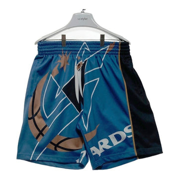 mitchell&ness ミッチェルアンドネス WIZARDS バスケットボール ハーフパンツ ライトブルー sizeM 瑞穂店