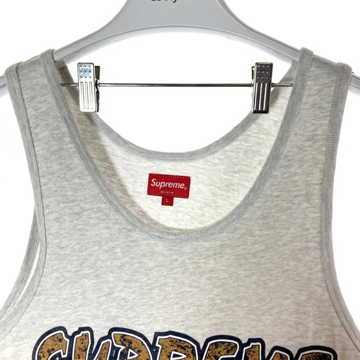 Supreme シュプリーム 18SS SPLATTER Tank Top グレー sizeL 瑞穂店