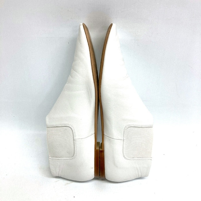 PIPPICHIC ピッピシック スクエアトゥショートブーツ ホワイト size36 瑞穂店