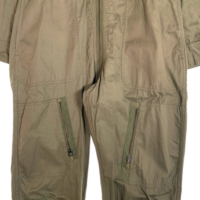 40's USAAF 米陸軍航空隊 TYPE K-1 FLIGHT SUIT フライトスーツ コットンツイル オールインワン つなぎ オリーブ CLEVELAND OVERALL Co. Size M-R 福生店
