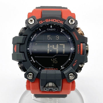 CASIO カシオ 腕時計 GW-9500-1A4JF G-SHOCK MUDMAN  電波ソーラー バイオマスプラスチック グレー レッド 瑞穂店