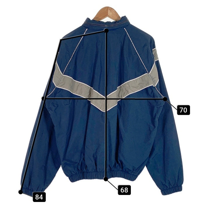 00's U.S.AIR FORCE 米空軍 ナイロン トレーニングジャケット ネイビー リフレクター 04年会計 8415-01-518-4607 Size M-R 福生店