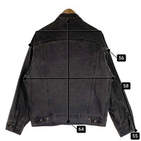 80's Levi's リーバイス ブラックデニム トラッカージャケット USA製 後染め Size L 福生店