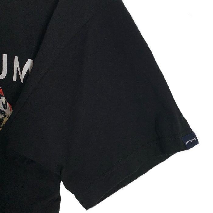APPLEBUM アップルバム SB Boy イラストロゴプリント Tシャツ ブラック Size XL 福生店