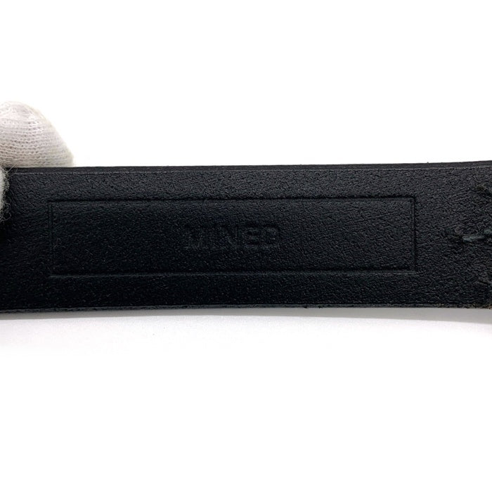 MINEDENIM マインデニム Western Leather Belt ウエスタンレザーベルト ブラック Size 32 福生店