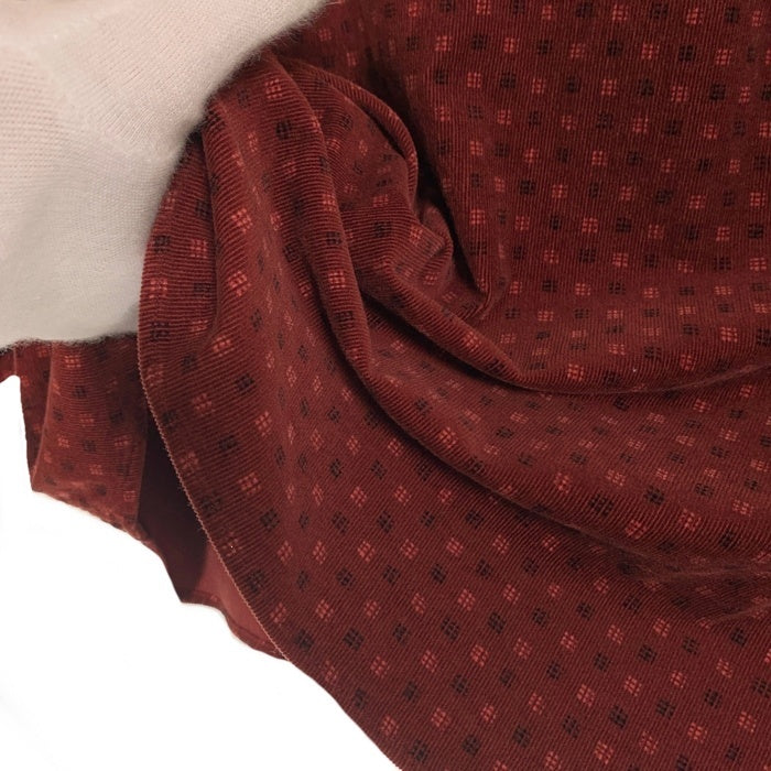 CHAPS RALPH LAUREN チャップス ラルフローレン ボタンダウン コーデュロイシャツ 総柄 ボルドー Size M 福生店