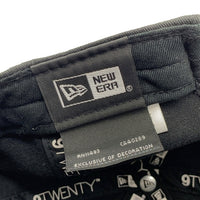 SEE SEE シーシー NEW ERA ニューエラ 9TWENTY 刺繍ロゴ 6パネルキャップ ベースボール ブラック 福生店