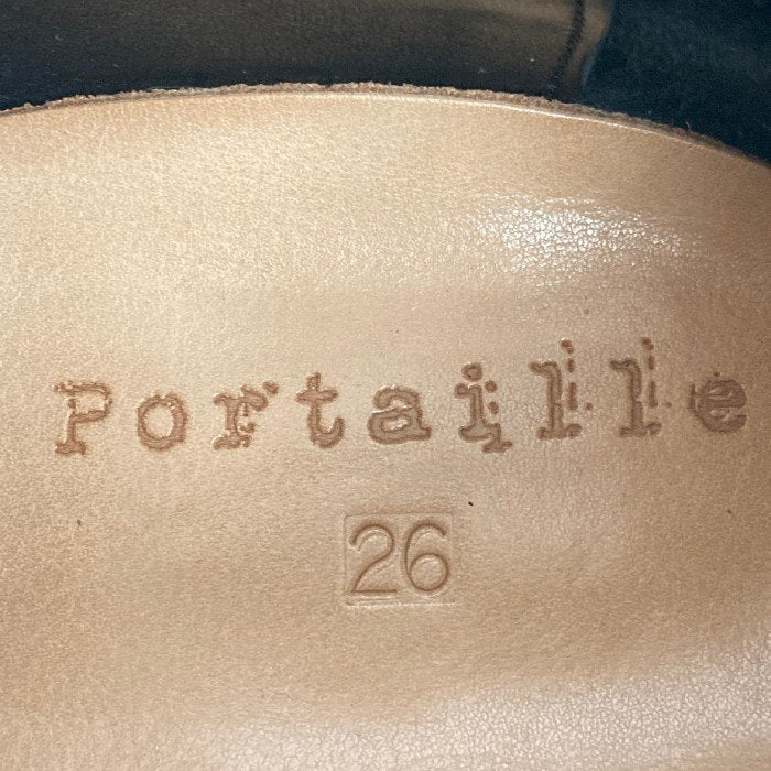 Portaille ポルタル レザーシューズ ベージュ size26cm 瑞穂店
