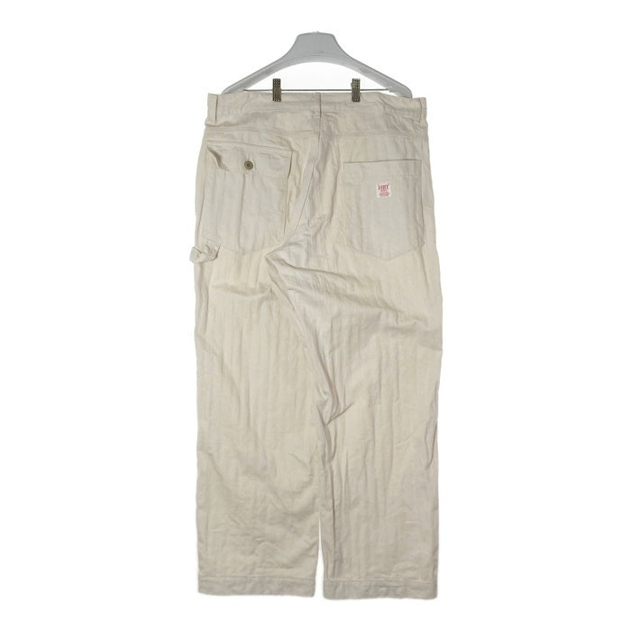 FOB FACTORY エフオービーファクトリー HBT PAINTER PANTS ヘリンボーン ペインターパンツ キナリ size4（LL） 瑞穂店
