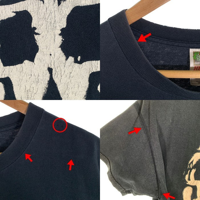 90-00's SKULL SKATES スカルスケーツ レディースカル プリントTシャツ ブラック ダリ FRUIT2枚タグ メキシコ製 Size XL 福生店