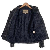 FOORSTEP フールステップ レザー シングル ライダース ジャケット ブラック 1717 Size M 福生店
