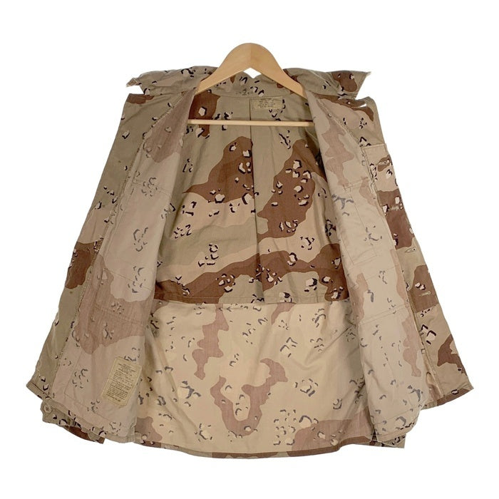 80's U.S.ARMY 米軍 BDU SHIRTS ミリタリーシャツ ジャケット デザートカモ ベージュ ブラウン 86年会計 Size M-XS 福生店