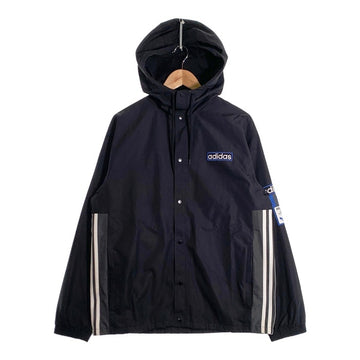 adidas アディダス ADIBREAK WB ウインドブレーカー ジャケット ブラック スナップボタン ポリエステル IY4845 Size L 福生店